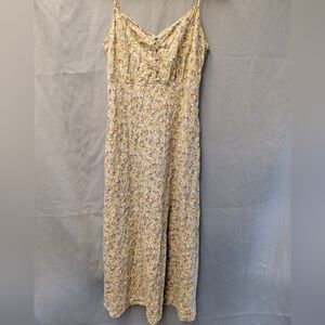 GAP Linen Blend Maxi Slip Dress Size Medium